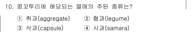 생물분류기사(동물) 2017년 10번 - 정답과 핵심 포인트를 검수 중인 기출문제