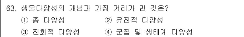 생물분류기사(식물) 2019년 63번 - 정답과 핵심 포인트를 검수 중인 기출문제