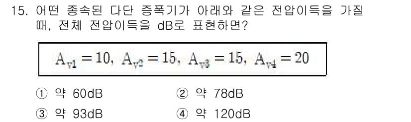 철도신호산업기사 2018년 15번 - 정답과 핵심 포인트를 검수 중인 기출문제