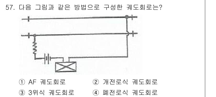 철도신호산업기사 2019년 57번 - 정답과 핵심 포인트를 검수 중인 기출문제