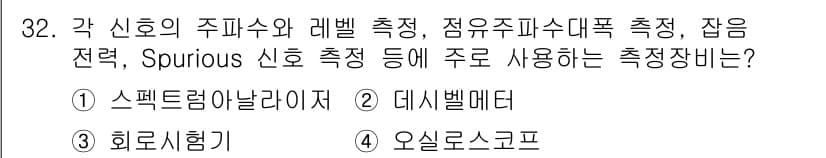 항공무선통신사 2016년 32번 - 정답과 핵심 포인트를 검수 중인 기출문제