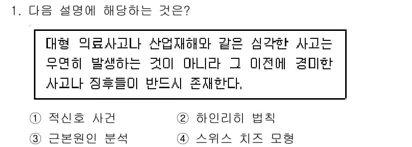 9급_지방직_공무원_간호관리 2018년 1번 - 정답과 핵심 포인트를 검수 중인 기출문제