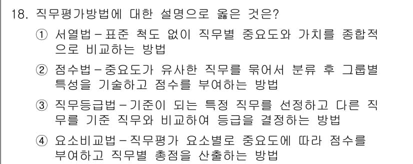 9급_지방직_공무원_간호관리 2019년 18번 - 정답과 핵심 포인트를 검수 중인 기출문제