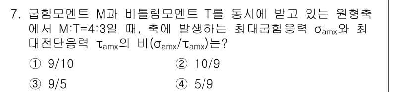 9급_지방직_공무원_기계설계 2017년 7번 - 정답과 핵심 포인트를 검수 중인 기출문제