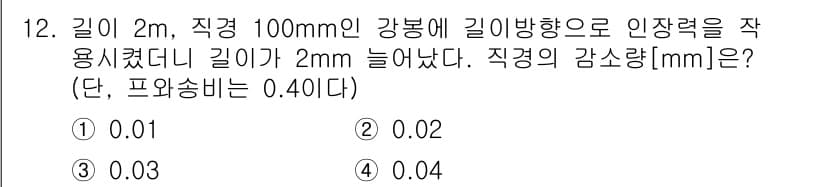 9급_지방직_공무원_응용역학개론 2017년 12번 - 정답과 핵심 포인트를 검수 중인 기출문제
