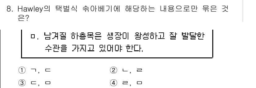 9급_지방직_공무원_조림 2017년 8번 - 정답과 핵심 포인트를 검수 중인 기출문제
