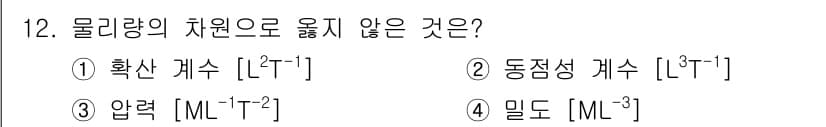 9급_지방직_공무원_환경공학개론 2016년 12번 - 정답과 핵심 포인트를 검수 중인 기출문제