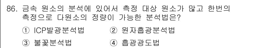 바이오화학제품제조기사 2015년 86번 - 정답과 핵심 포인트를 검수 중인 기출문제