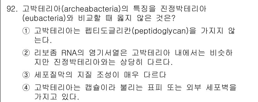 바이오화학제품제조기사 2015년 92번 - 정답과 핵심 포인트를 검수 중인 기출문제