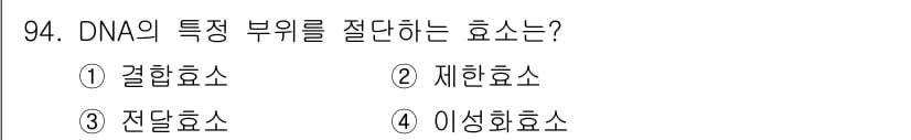 바이오화학제품제조기사 2018년 94번 - 정답과 핵심 포인트를 검수 중인 기출문제