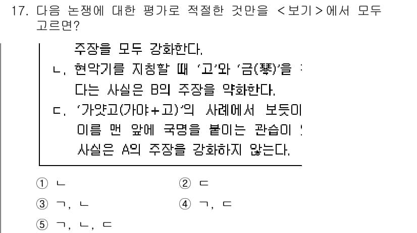 PSAT_언어논리 2018년 17번 - 정답과 핵심 포인트를 검수 중인 기출문제