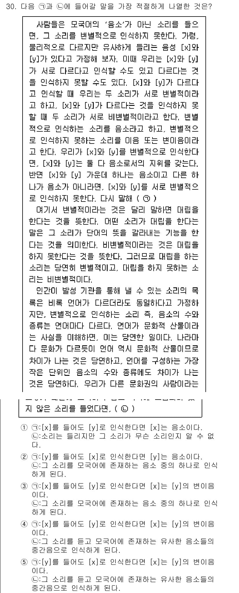 PSAT_언어논리 2018년 30번 - 정답과 핵심 포인트를 검수 중인 기출문제