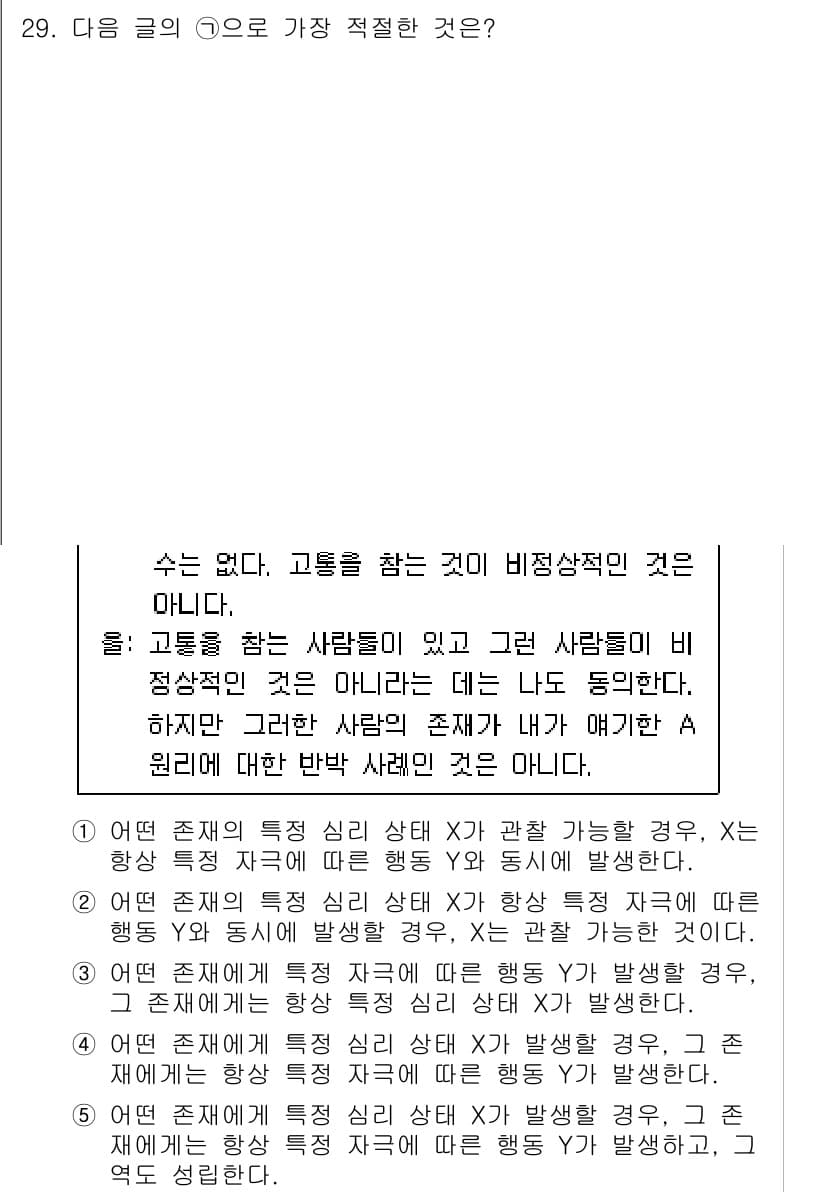 PSAT_언어논리 2019년 29번 - 정답과 핵심 포인트를 검수 중인 기출문제