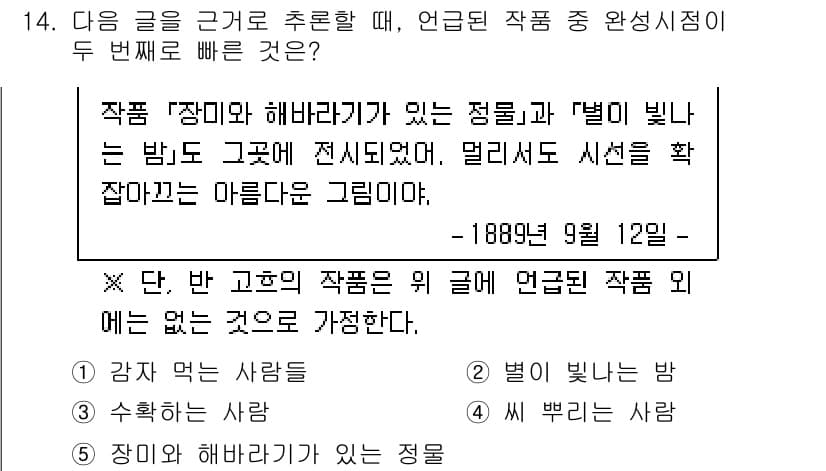 PSAT_상황판단 2015년 14번 - 정답과 핵심 포인트를 검수 중인 기출문제