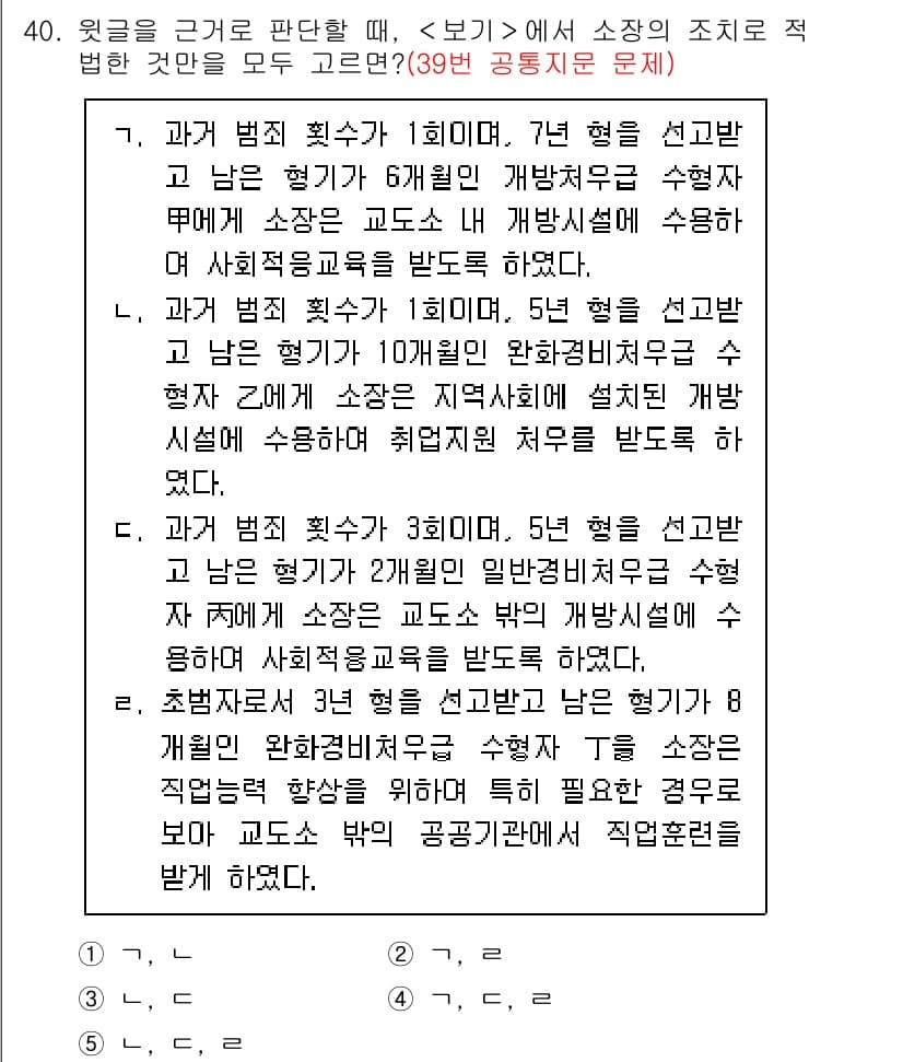 PSAT_상황판단 2019년 40번 - 정답과 핵심 포인트를 검수 중인 기출문제