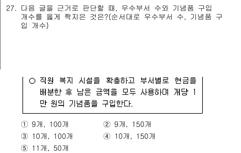 PSAT_상황판단 2020년 26번 - 정답과 핵심 포인트를 검수 중인 기출문제