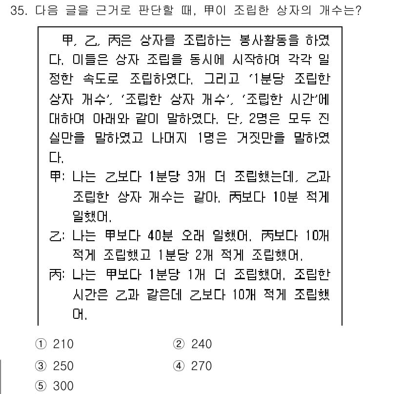 PSAT_상황판단 2020년 34번 - 정답과 핵심 포인트를 검수 중인 기출문제