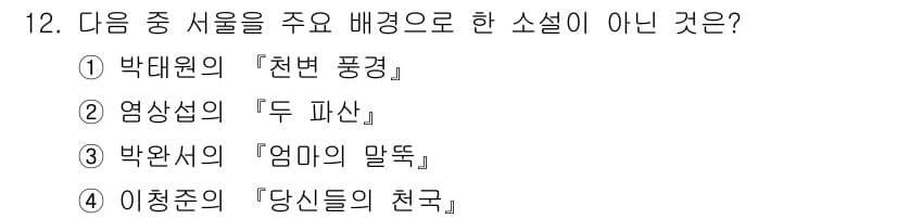 9급_지방직_공무원_서울시_국어 2015년 12번 - 정답과 핵심 포인트를 검수 중인 기출문제