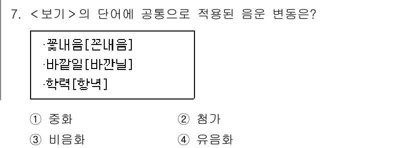9급_지방직_공무원_서울시_국어 2018년 7번 - 정답과 핵심 포인트를 검수 중인 기출문제