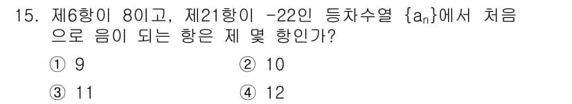 9급_지방직_공무원_서울시_수학 2015년 15번 - 정답과 핵심 포인트를 검수 중인 기출문제
