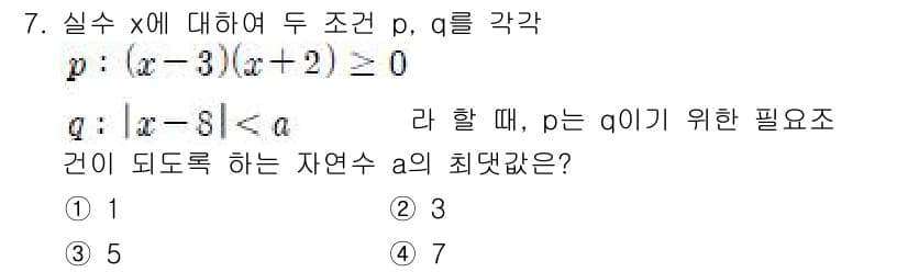 9급_지방직_공무원_서울시_수학 2018년 7번 - 정답과 핵심 포인트를 검수 중인 기출문제