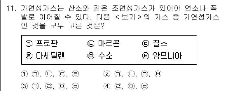 9급_지방직_공무원_서울시_안전관리론 2016년 11번 - 정답과 핵심 포인트를 검수 중인 기출문제