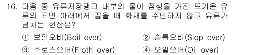 9급_지방직_공무원_서울시_안전관리론 2017년 16번 - 정답과 핵심 포인트를 검수 중인 기출문제