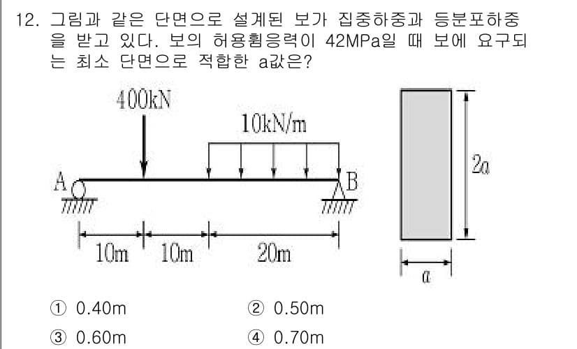 9급_지방직_공무원_서울시_응용역학개론 2017년 12번 - 정답과 핵심 포인트를 검수 중인 기출문제