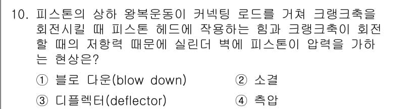 9급_지방직_공무원_서울시_자동차구조원리 2015년 10번 - 정답과 핵심 포인트를 검수 중인 기출문제