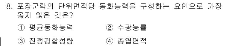 9급_지방직_공무원_서울시_재배학개론 2019년 8번 - 정답과 핵심 포인트를 검수 중인 기출문제