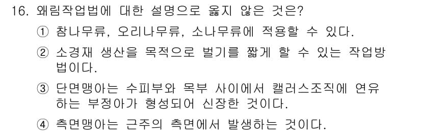 9급_지방직_공무원_서울시_조림 2016년 16번 - 정답과 핵심 포인트를 검수 중인 기출문제