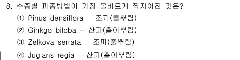 9급_지방직_공무원_서울시_조림 2018년 8번 - 정답과 핵심 포인트를 검수 중인 기출문제