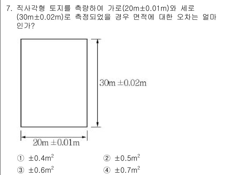 9급_지방직_공무원_서울시_지적측량 2015년 7번 - 정답과 핵심 포인트를 검수 중인 기출문제