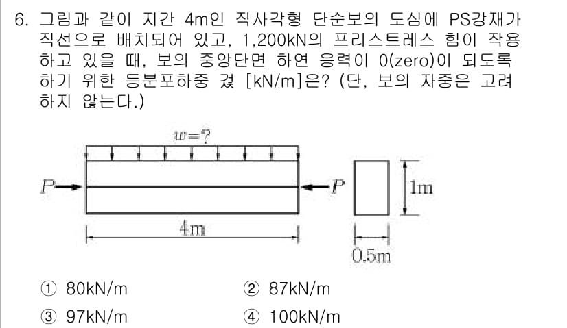 9급_지방직_공무원_서울시_토목설계 2015년 6번 - 정답과 핵심 포인트를 검수 중인 기출문제