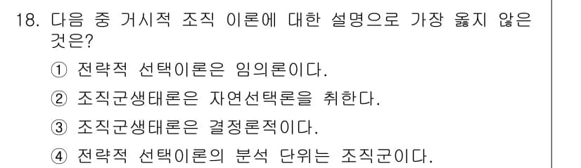 9급_지방직_공무원_서울시_행정학개론 2016년 18번 - 정답과 핵심 포인트를 검수 중인 기출문제