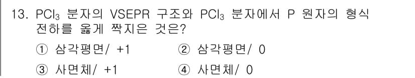 9급_지방직_공무원_서울시_화학 2019년 13번 - 정답과 핵심 포인트를 검수 중인 기출문제