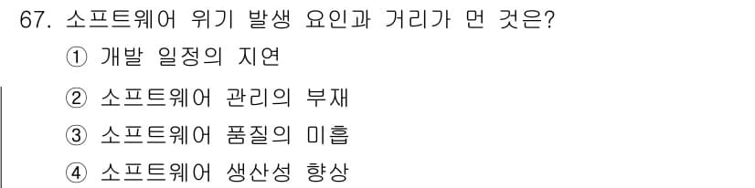 정보처리기사(구) 2016년 67번 - 정답과 핵심 포인트를 검수 중인 기출문제