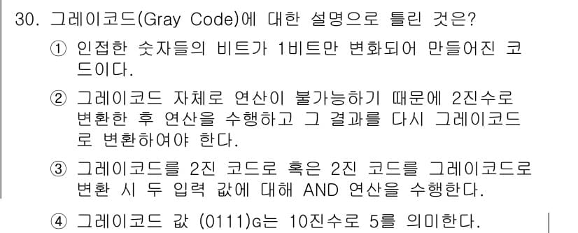 정보처리기사_필기 2017년 30번 - 정답과 핵심 포인트를 검수 중인 기출문제