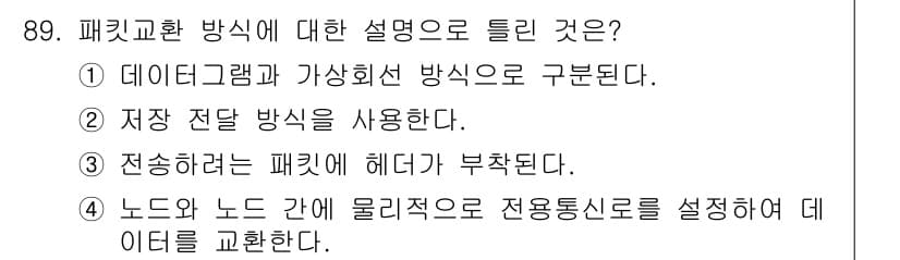 정보처리기사_필기 2017년 89번 - 정답과 핵심 포인트를 검수 중인 기출문제