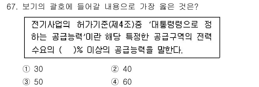 신재생에너지발전설비기사(구) 2018년 67번 - 정답과 핵심 포인트를 검수 중인 기출문제