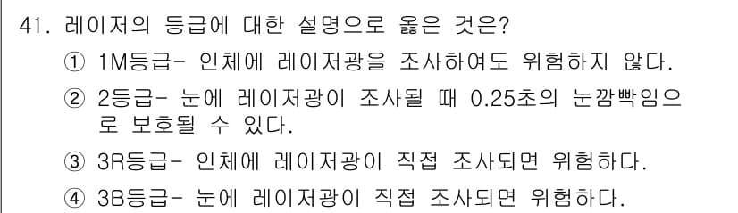 의공기사 2020년 41번 - 정답과 핵심 포인트를 검수 중인 기출문제