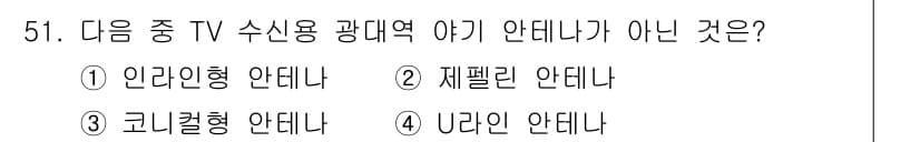 전파전자통신기사 2015년 51번 - 정답과 핵심 포인트를 검수 중인 기출문제