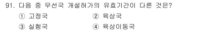 전파전자통신기사 2015년 91번 - 정답과 핵심 포인트를 검수 중인 기출문제