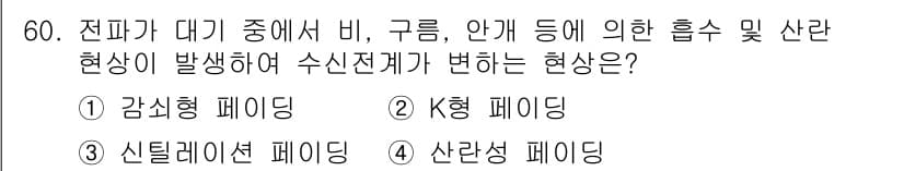 전파전자통신기사 2019년 60번 - 정답과 핵심 포인트를 검수 중인 기출문제