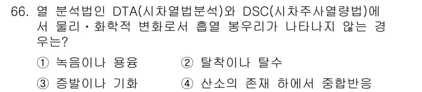 화학분석기사(구) 2015년 67번 - 정답과 핵심 포인트를 검수 중인 기출문제