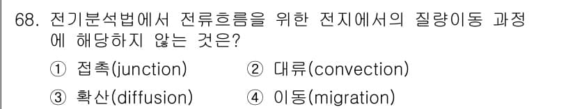 화학분석기사 2016년 69번 - 정답과 핵심 포인트를 검수 중인 기출문제