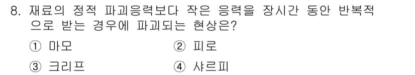 방사선비파괴검사기사 2020년 8번 - 정답과 핵심 포인트를 검수 중인 기출문제