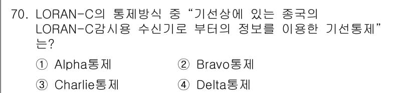 항로표지기사 2017년 70번 - 정답과 핵심 포인트를 검수 중인 기출문제