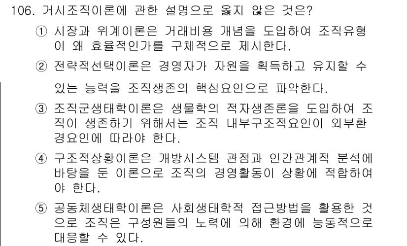 가맹거래사 2015년 106번 - 정답과 핵심 포인트를 검수 중인 기출문제