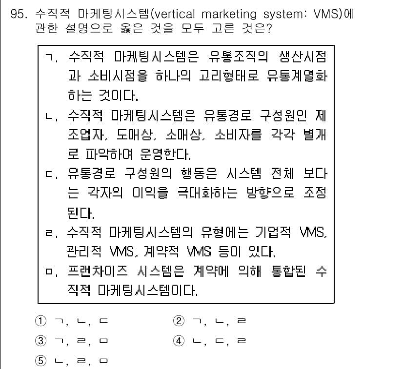 가맹거래사 2017년 95번 - 정답과 핵심 포인트를 검수 중인 기출문제